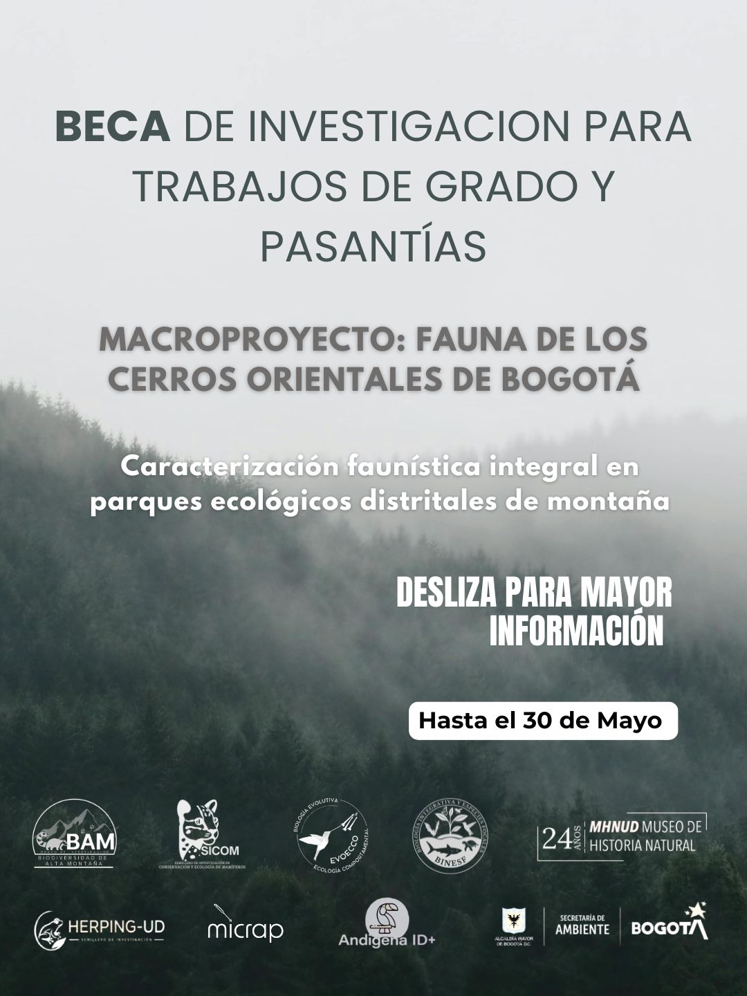 Fauna de los Cerros Orientales de Bogotá
